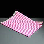 Pink and White Striped Counter Bags 180 x 230mm - Box of 1000