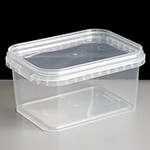 Rectangular Ml Tamper Evident Container And Lids