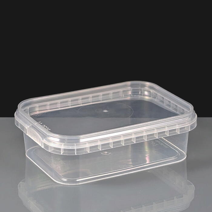 Rectangular 280ml Tamper Evident Container And Lids