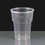 12oz Katerglass Disposable Half Pint Glass - 285ml To Line CE