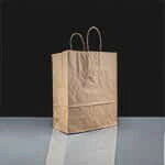 Twisted Handle Brown Paper Bags - 24 x 31cm