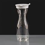 Plastic Wine Carafe with White Lid 750ml