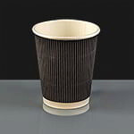 8oz Black Paper Coffee Cup