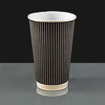 16oz Black Paper Coffee Cup
