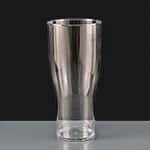 Polycarbonate 22oz Oversized Tulip Pint Glass - Nucleated & CE stamped