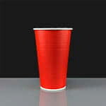 16oz Cold Drink Paper Cup - Red