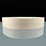 White Poly Lined Card Cake Collars | 950 x 50mm