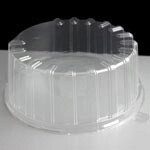 Plastic Round 180mm Cake / Gateaux Box Lid