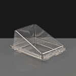 Plastic Hinged Cake Wedge: Box of 500