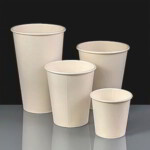 Disposable White Paper Cups