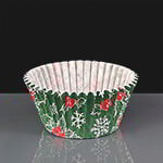 Holly & Snowflake Christmas Cupcake Cases Pack of 180
