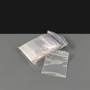 57 x 57mm Clear Plain Easy Grip Seal Bags - Size 1