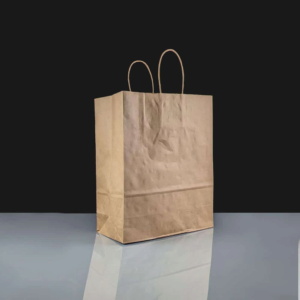 Twisted Handle Brown Paper Bags - 24 x 31cm