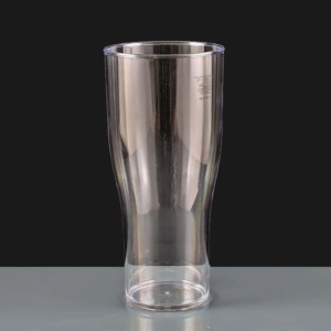 Polycarbonate 22oz Oversized Tulip Pint Glass - Nucleated & CE stamped