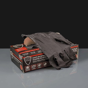 Black Gloves Powder Free - Large