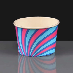 8oz Go-Chill Paper Ice Cream Container
