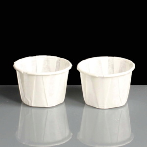 2fl oz Disposable White Paper Sauce Pots