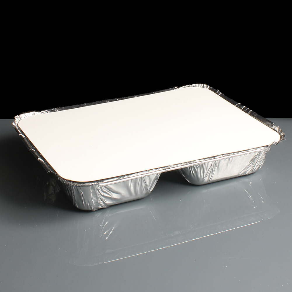 Three Compartment Aluminium Foil Take Away Container 3288PL