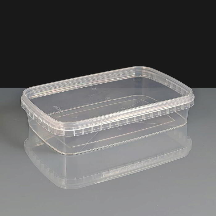 600ml Rectangular Tamper Evident Container & Lids