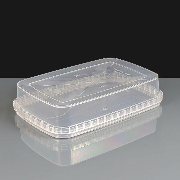 600ml Rectangular Tamper Evident Container & Lids