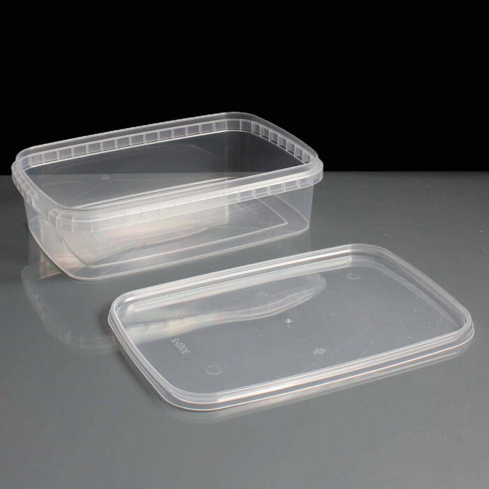 800ml Rectangular Tamper Evident Container and Lids