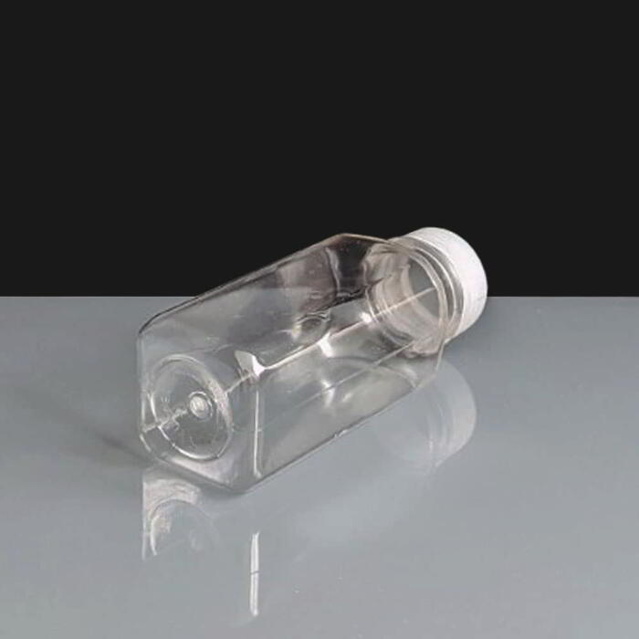 250ml Square PET Juice Bottle With Cap