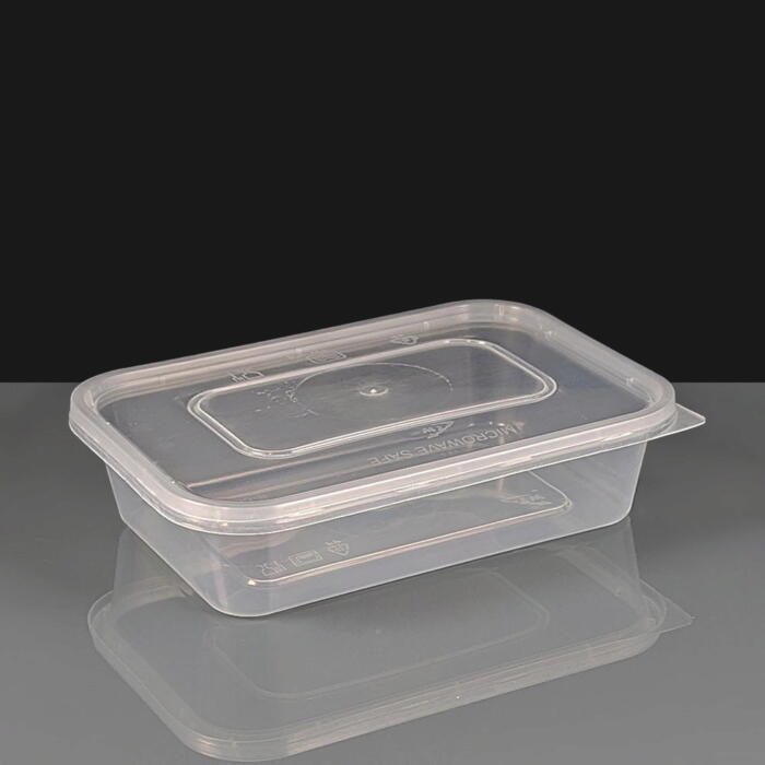 500cc Premium Plastic Takeaway Container and Lid