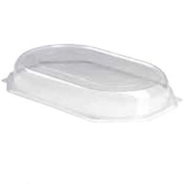 Small Octagonal Clear Sandwich Platter Lid