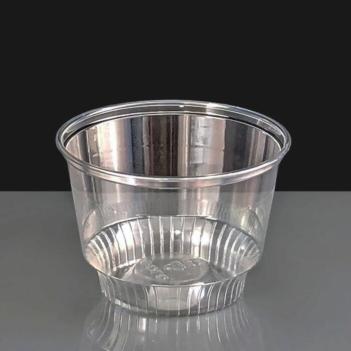 Clear 8oz Soloserve Dessert Pot Reyclable Pet