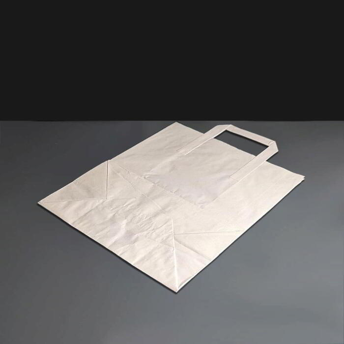 Large White Paper Bags with Handles | Cater 4 You