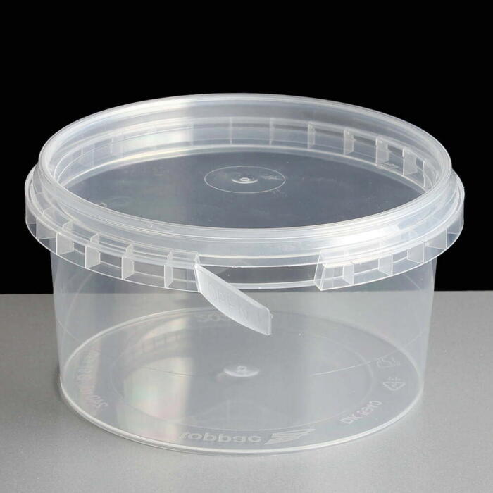 Round Ml Tamper Evident Containers Leakproof