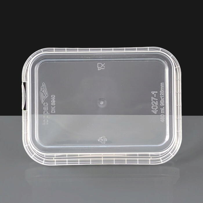 Rectangular 480ml Tamper Evident Container and Lids