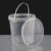 10L Clear Round Tamperproof Bucket & Lid