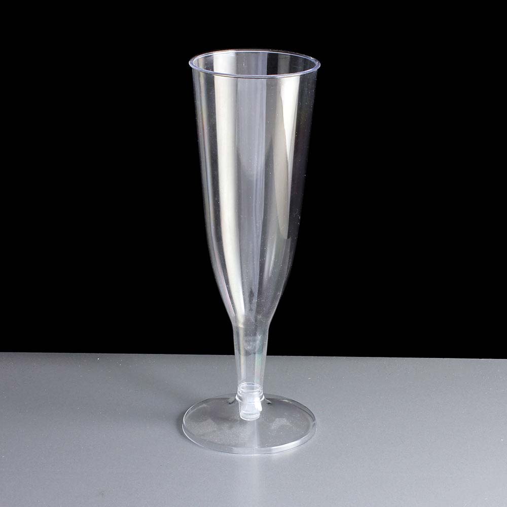 Disposable Two Piece 125ml Champagne Flutes