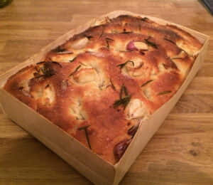 Garlic and Rosemary Focaccia Bread