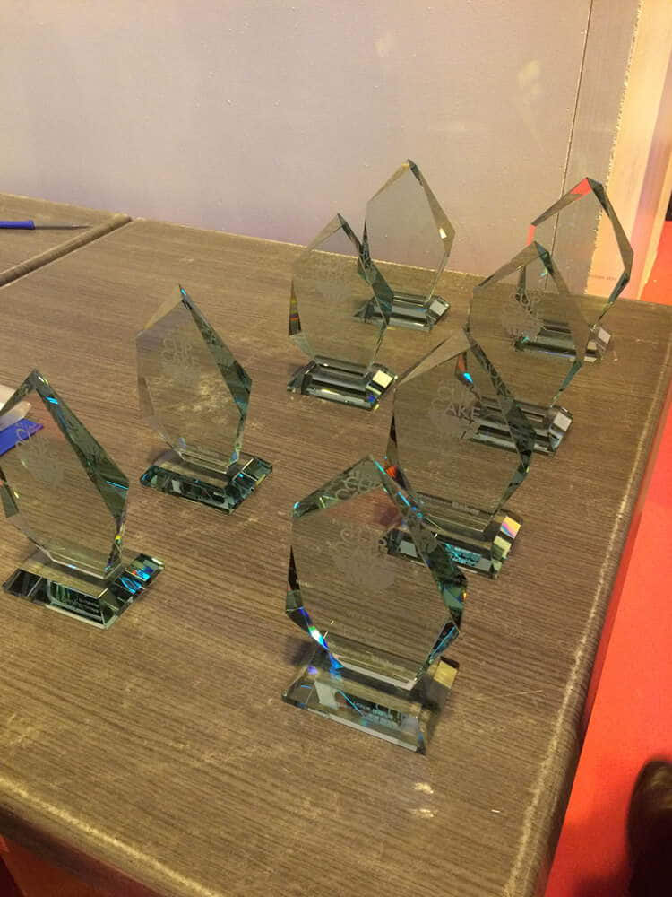 Cup Cake Competition Trophies