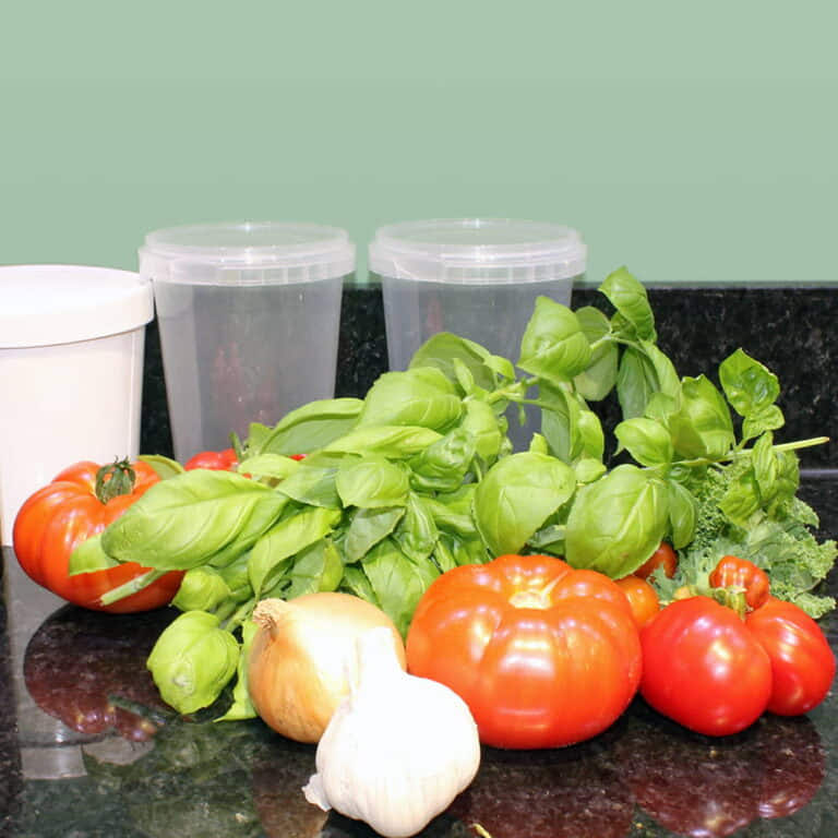 Tamper Evident Containers Tomato Soup