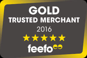 Feefo Gold Trusted merchant 2016