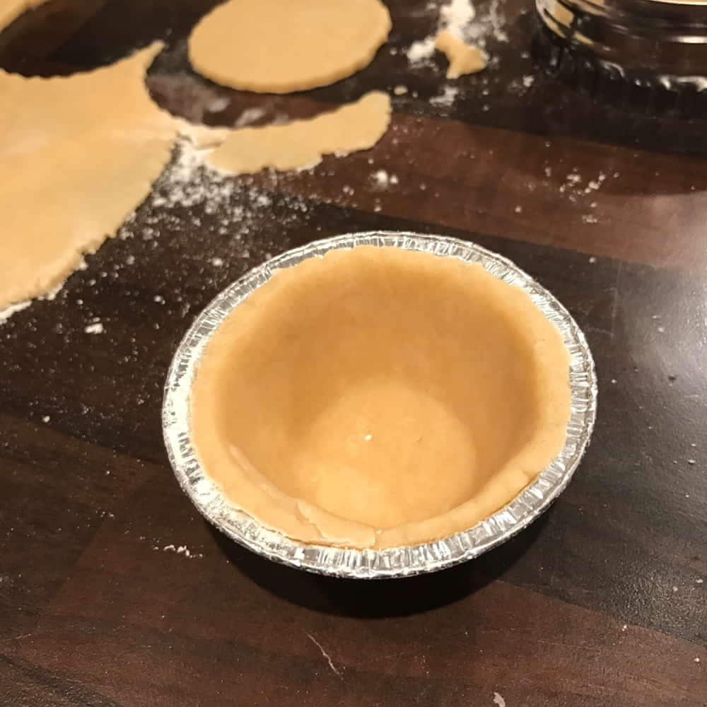 Mince pie pastry in foil