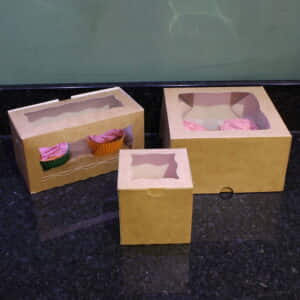 Kraft Cupcake Boxes Kraft Cupcake Boxes