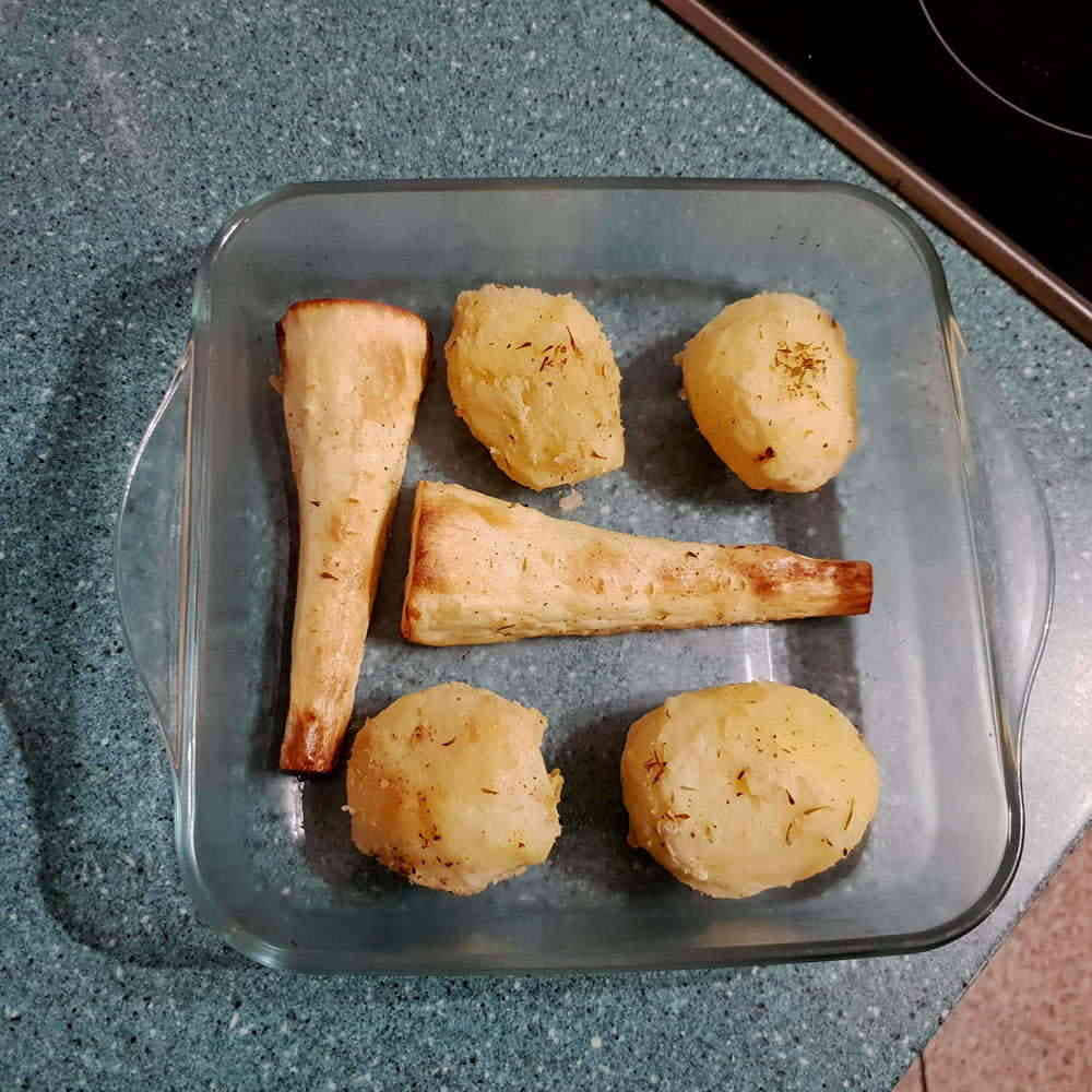 Roast vegetables re-cook