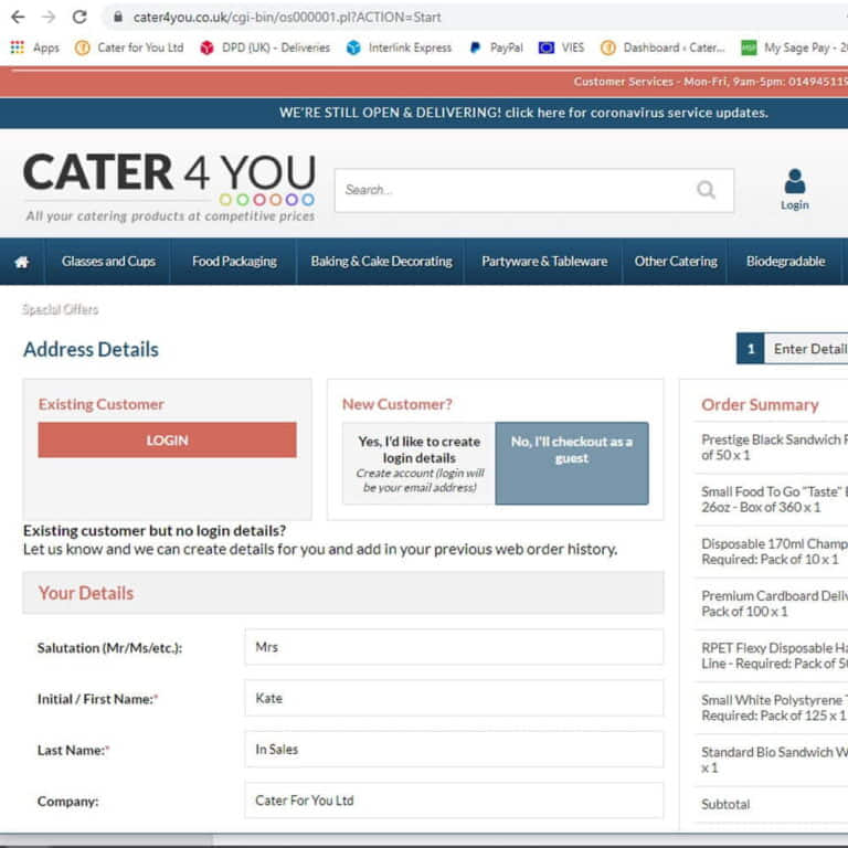 Website Login create new account