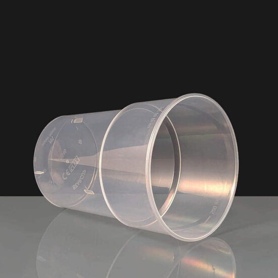 20oz Katerglass Disposable Pint Glass - 570ml To Rim - CE 20oz Katerglass Disposable Pint Glass - 570ml To Rim - CE Inside
