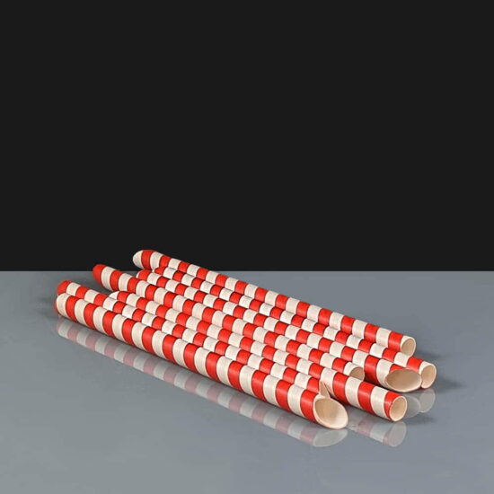 Red and White Striped Bubble Tea Straws Red and White Striped Bubble Tea Straws