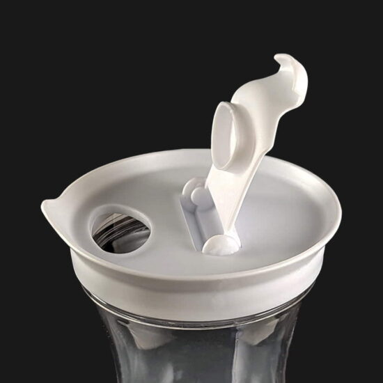 1000ml PET Carafe With White Lid 1000ml PET Carafe With White Lid
