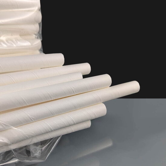 White Bubble Straw