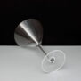 139-1 clear plastic martini glasses base