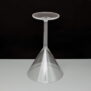 139-1 clear plastic martini glasses upside