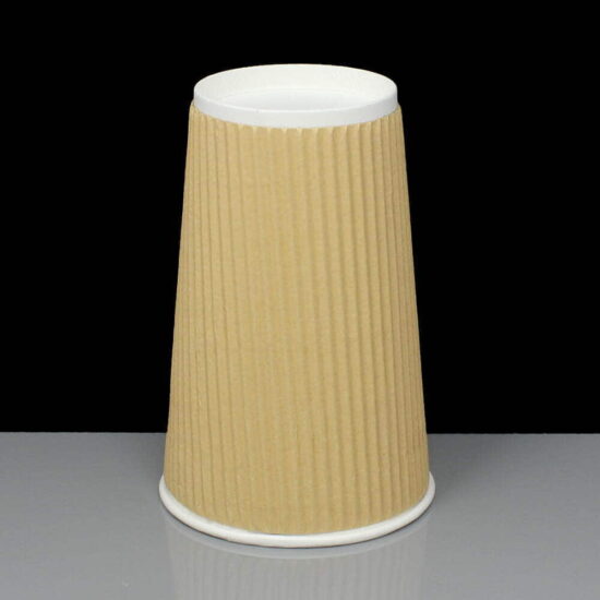 16oz kraft ripple disposable cups upside 16oz kraft ripple disposable cups upside