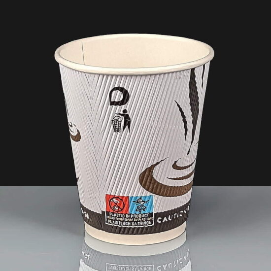 50002 Aroma 12oz Weave Ripple Cups Back 50002 Aroma 12oz Weave Ripple Cups Back